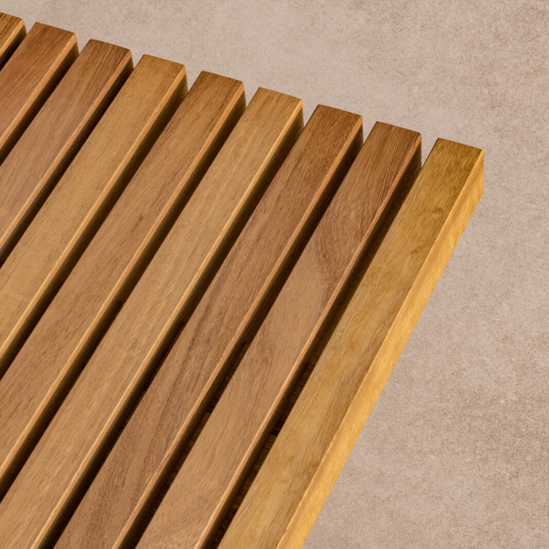 【Hinoki Iron  Table 】No.844 Hinoki Wood Side Table | Minimalist Wood Accent Table – The